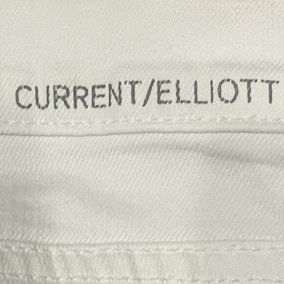 CURRENT ELLIOT - Ankle Stiletto Jean - White - Sz 29 - Picture 5 of 6